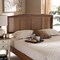 Baxton Studio Marieke Ash Walnut Finished and Synthetic Rattan King Size Headboard 159-9811 - alternate 6